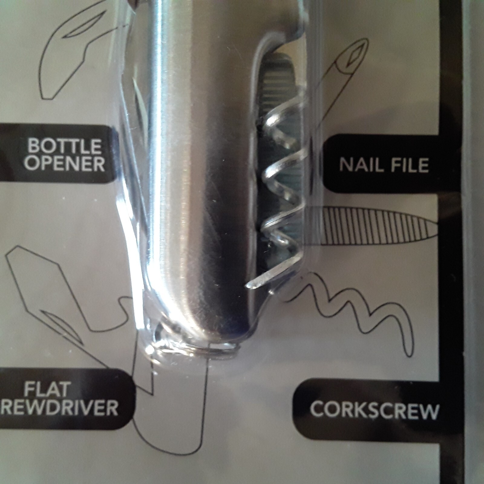 Multi-use Knife , 8 Uses -in-1, Lot of 3