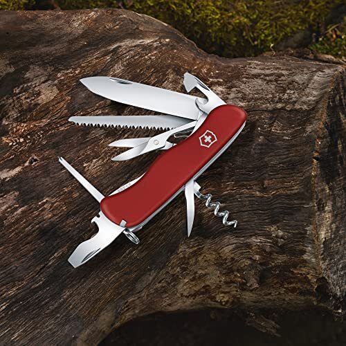 Victorinox Outrider Red Lockblade Swiss Army Polyamide Knife 14 Functions 08513