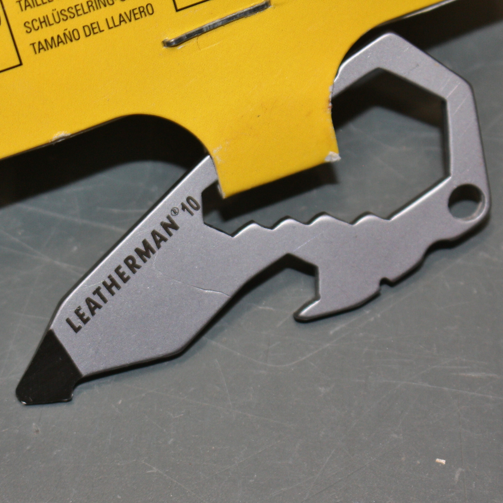 DAMAGED – Leatherman Keychain Multi-Tool 832125, By The Numbers #10, Metric