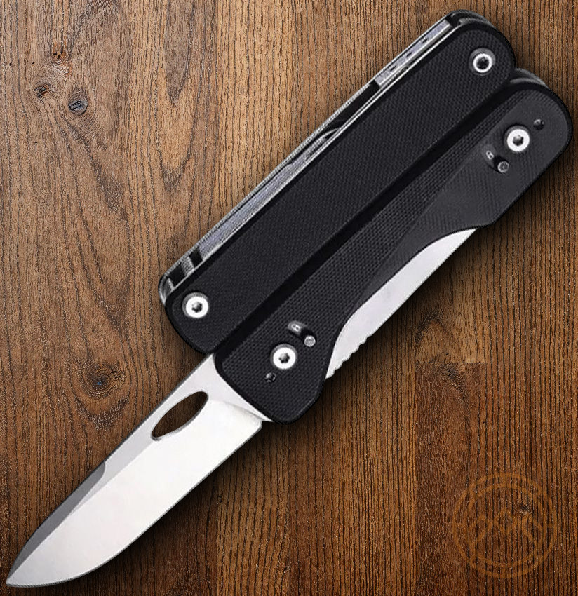 ROXON Flex Titan Multitool 16 Essential Tools With Black G10 Handles T Shank