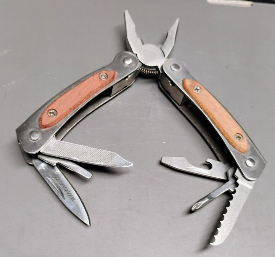 Winchester Multi Tool Keychain Pen Pocket Knife Bottle Opener Gentlemens