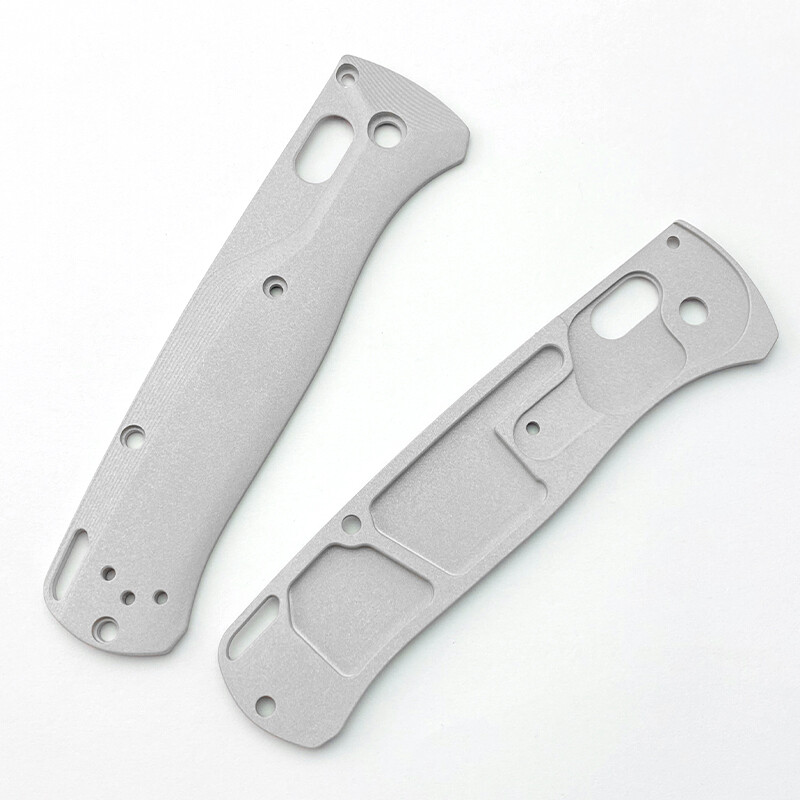 1Pair Aluminium Alloy Handle Patch for Benchmade Bugout 535 Cross Striation
