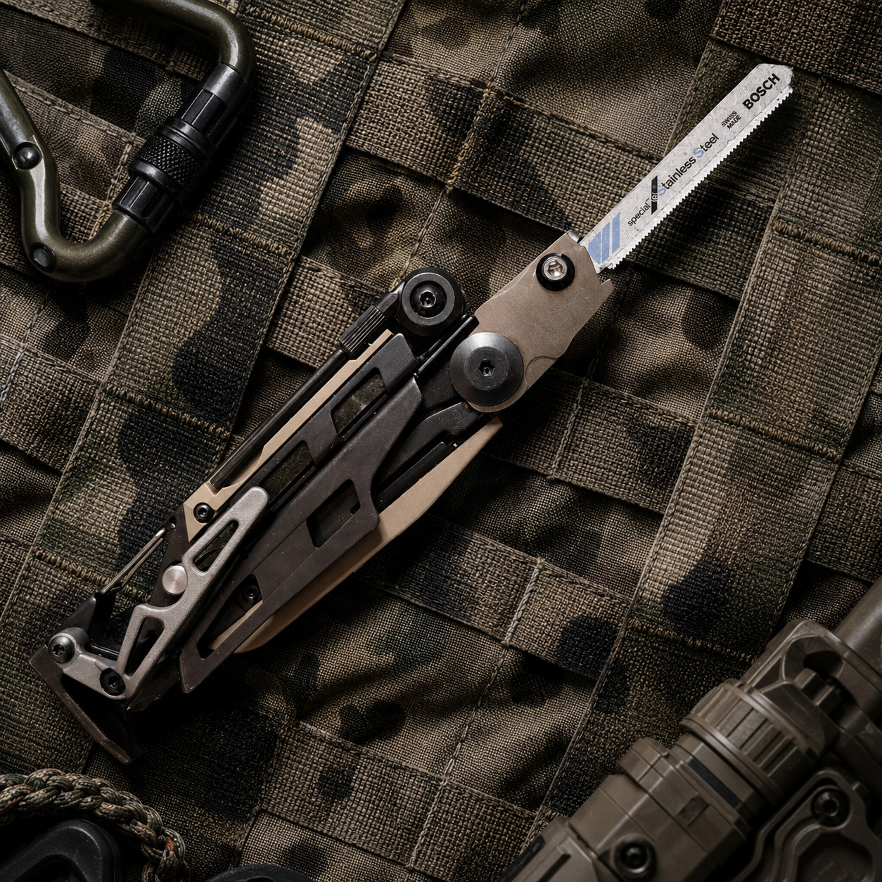 T-Shank Saw Adapter Standard Version Compatible with Leatherman MUT