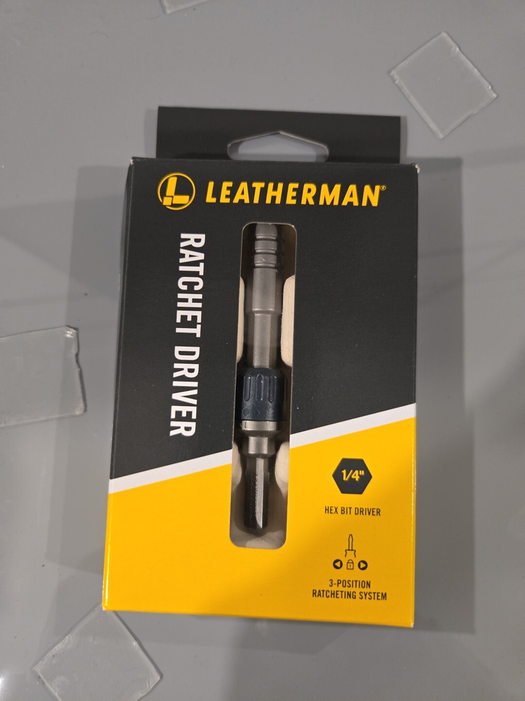 BRAND NEW IN BOX Leatherman Ratchet Driver 1/4 Hex Bit Model 931030 Ships Now
