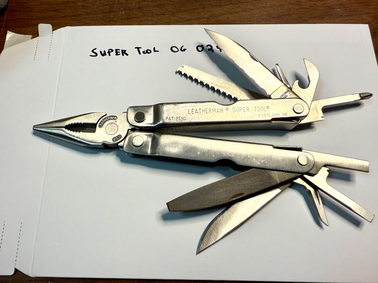 Retired Leatherman SuperTool Original Dated “0298”