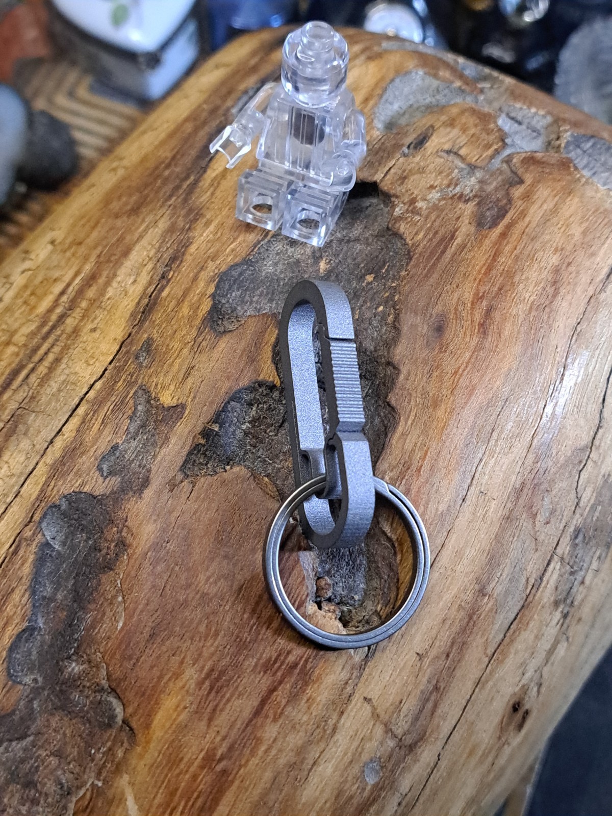 Pro Series Super Mini EDC Titanium Carabiner Keychain