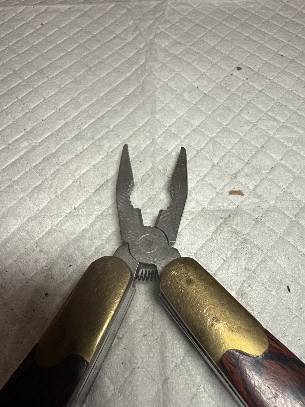 HUSKY 25 Years 25th Anniversary Limited Edition Multi-Tool Brass Wood Vtg USA