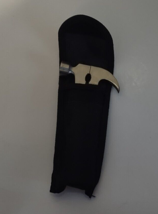 Camping Claw Hammer Multitool with Carrying Pouch w/ Belt Loop