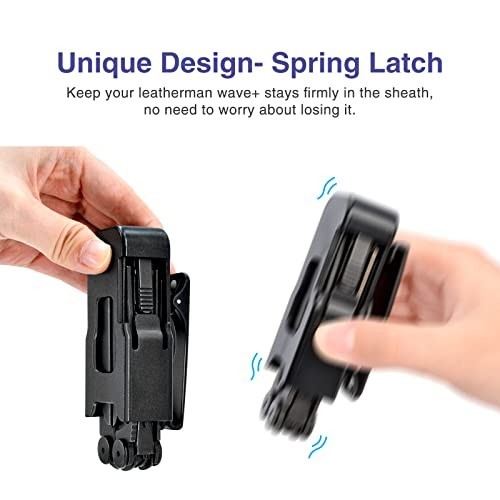 360° Rotation Sheath for Leatherman Wave & Wave Plus, Belt Clip Holster Case