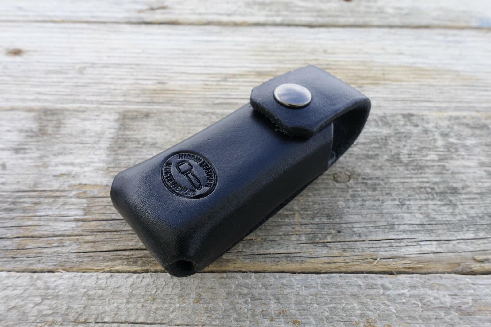 Leather Snap Sheath for Belt Fits Leatherman CHARGE + TTI TITANIUM