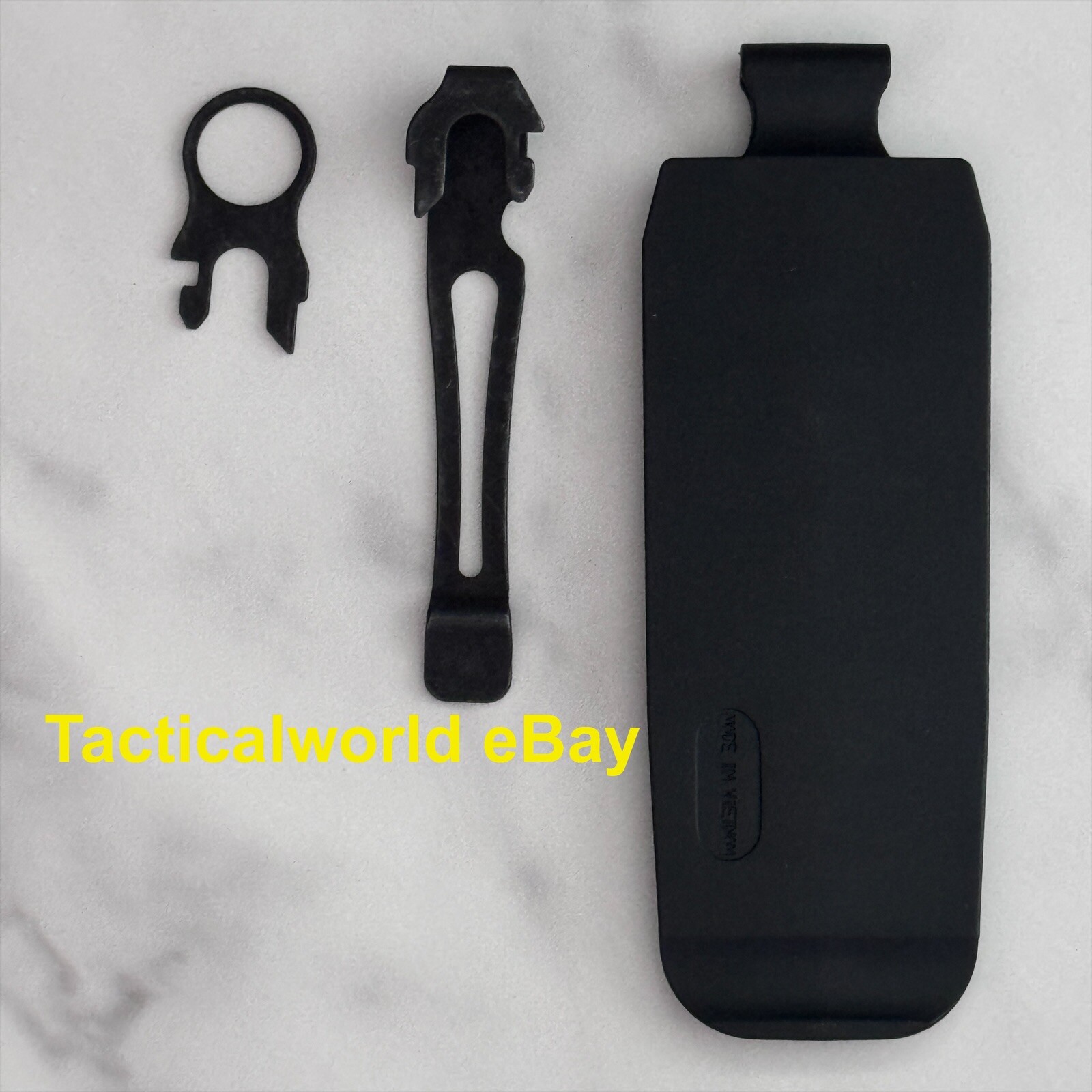 LEATHERMAN Removable POCKET CLIP & RING, BITS: Wave Plus Charge Plus Surge BLACK