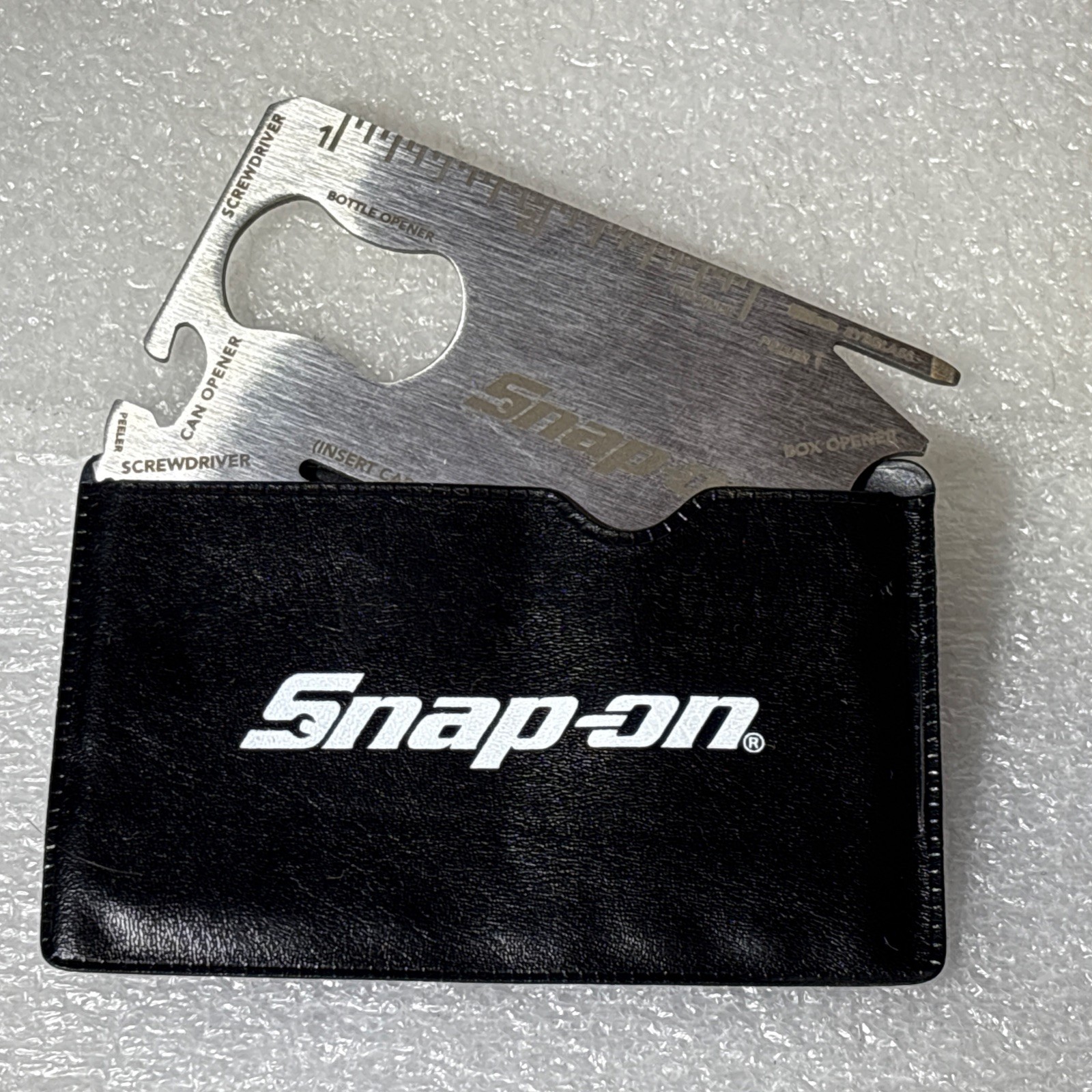 Snap-on Wallet Multi Tool- 18 in 1 Credit Card Multitool Card