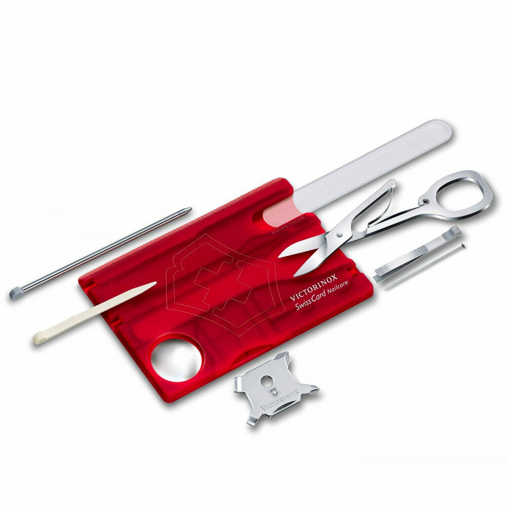 Victorinox Swiss Army SwissCard Nail Care – Red