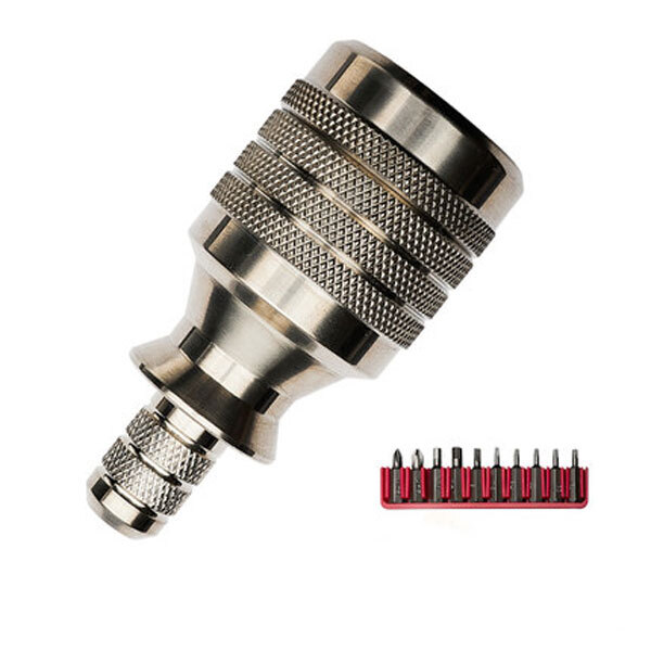 Titanium Alloy Modular Palm Screwdriver EDC Multi Tool Suction Portable Head