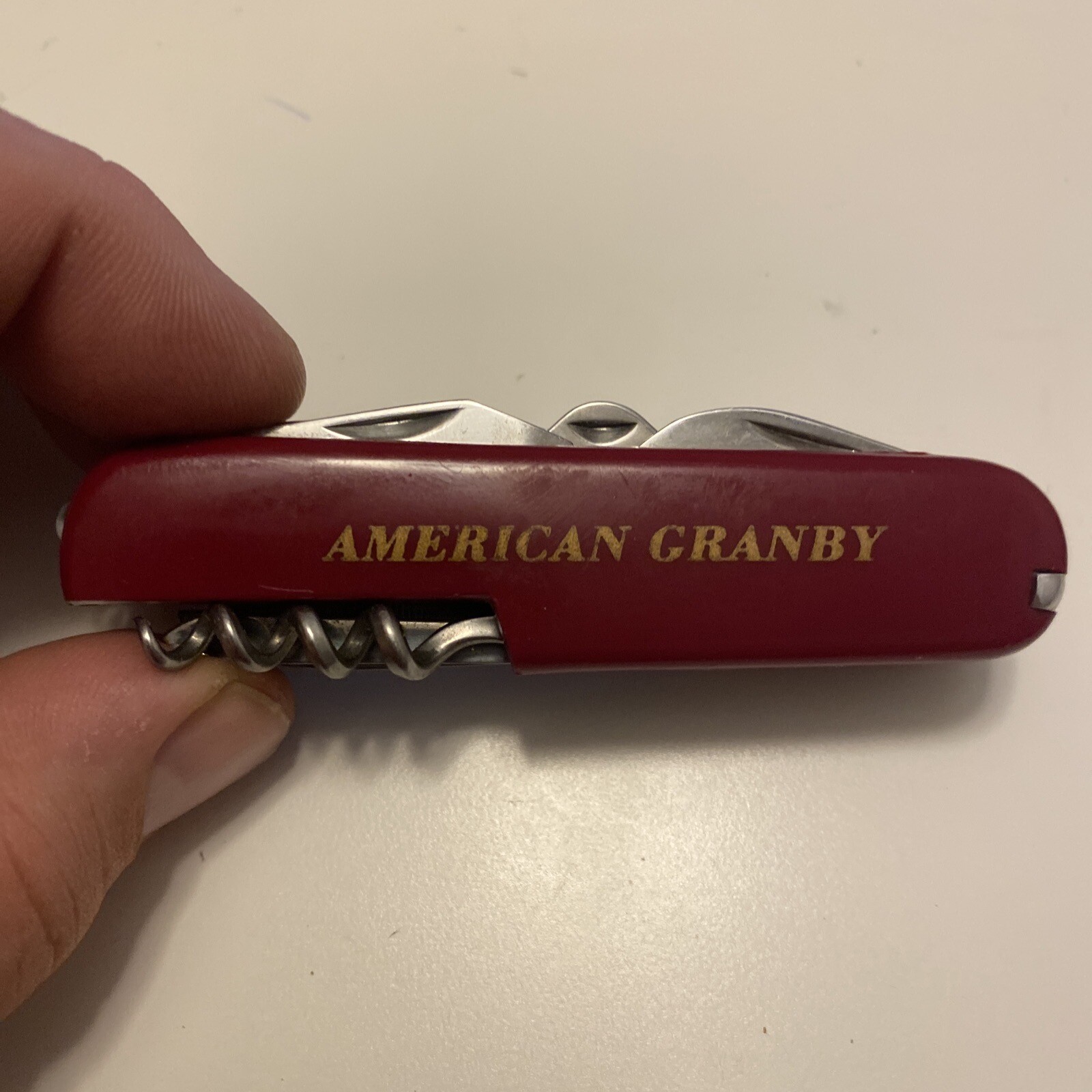 Vintage American Granby Water Pump System Multi Purpose 12 Tools Promo Knife
