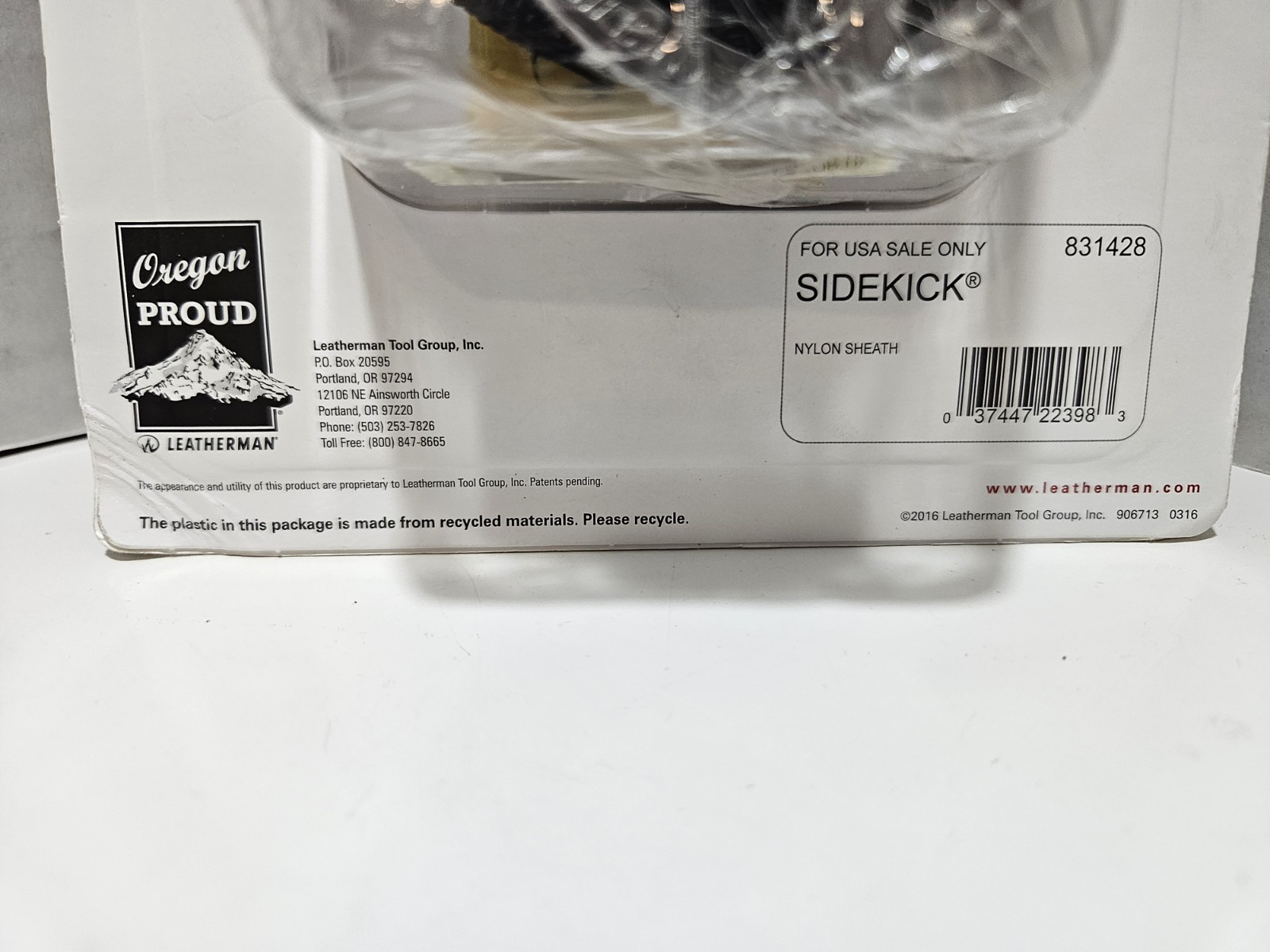 LEATHERMAN, Sidekick Multitool W/ Sheath and Clip 14 Tool. NEW OLD STOCK Sealed