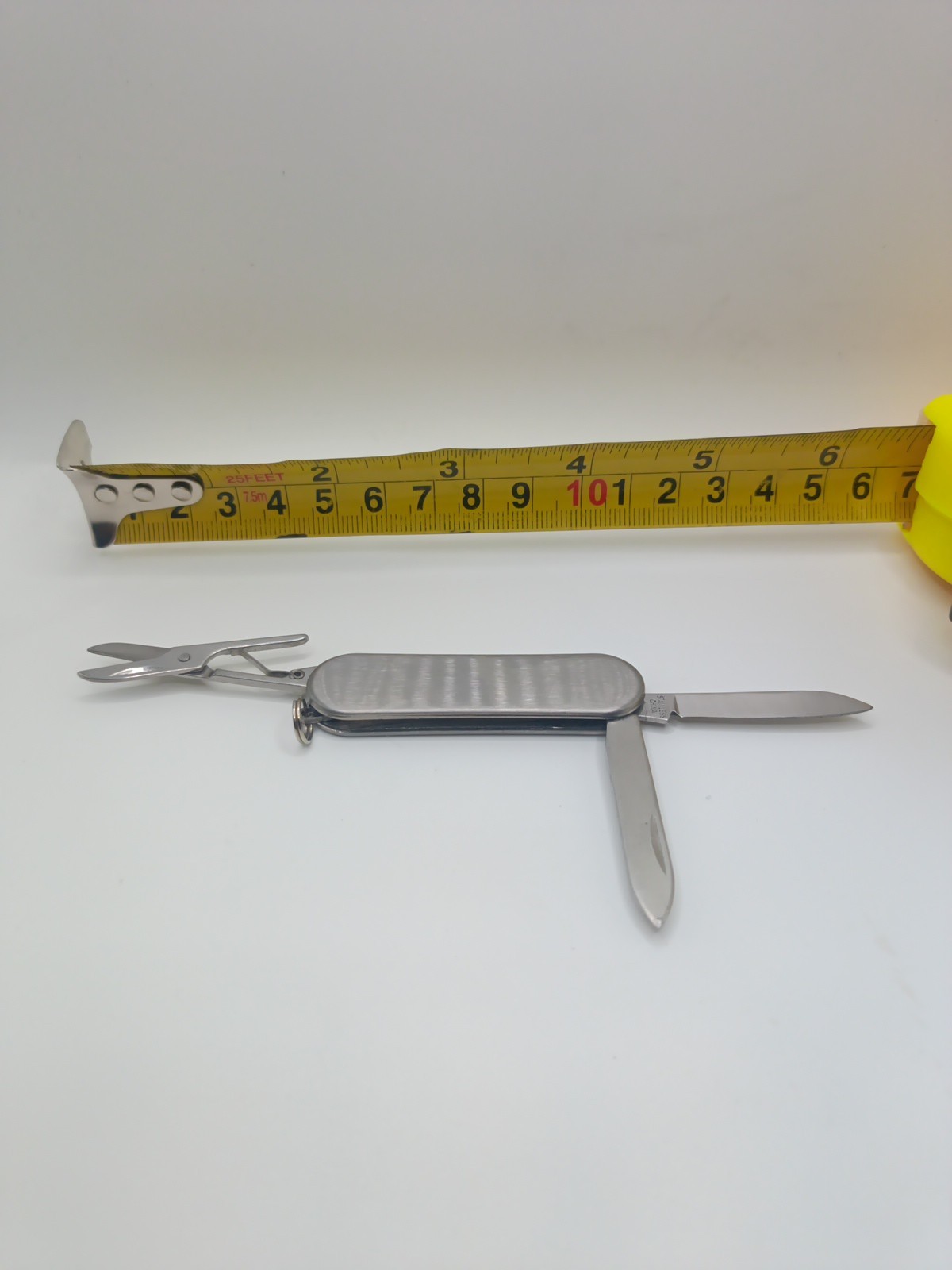 Carolina Knife & Tool Basic Stainless Steel Key Chain Tool Scissors/2 Blades NIB