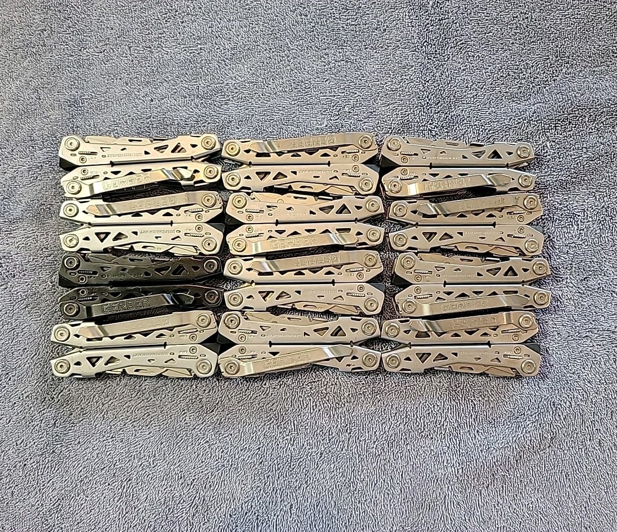 Gerber Suspension NXT Multi Tools – LOT OF 12 – Pliers, Scissors, Knife, File