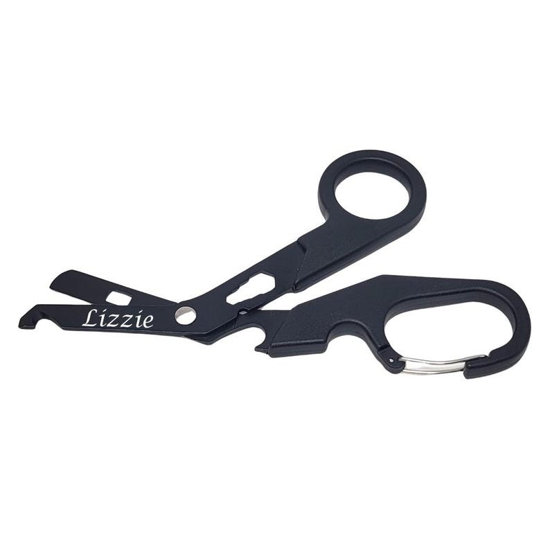 Engraved Outdoor Rescue Scissor, Emergency Camping Tool Christmas Gift for Him