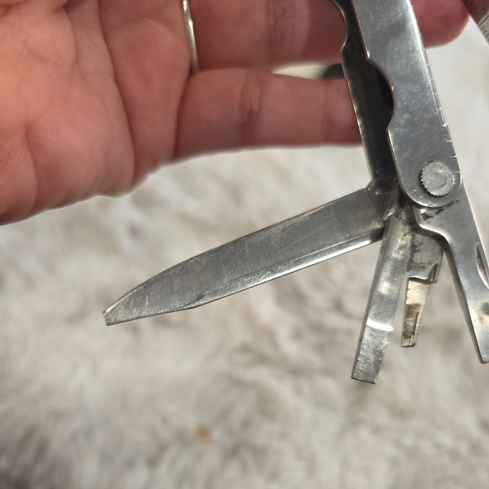 Vtg Original Leatherman Multi Tool Portland OR Leather Sheath USA