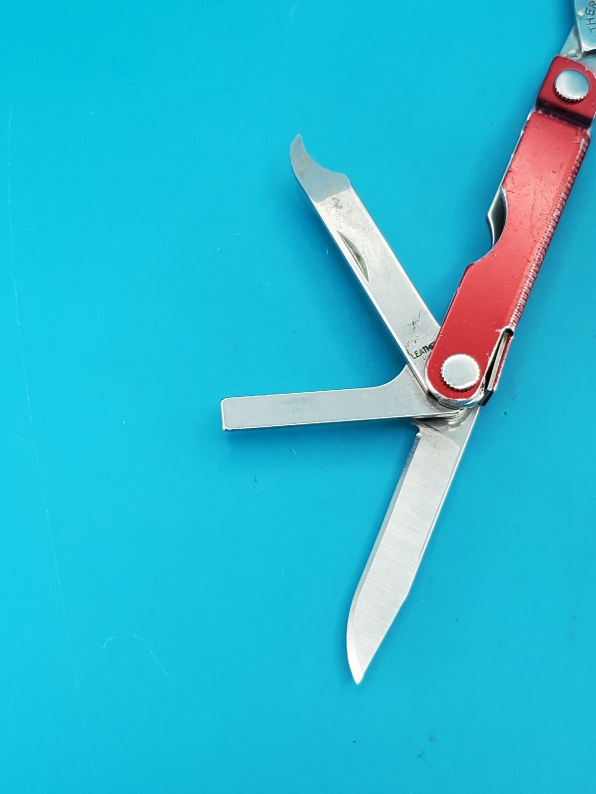 Leatherman Micra Multi-Tool, Knife, Scissors, Key Ring, Red!
