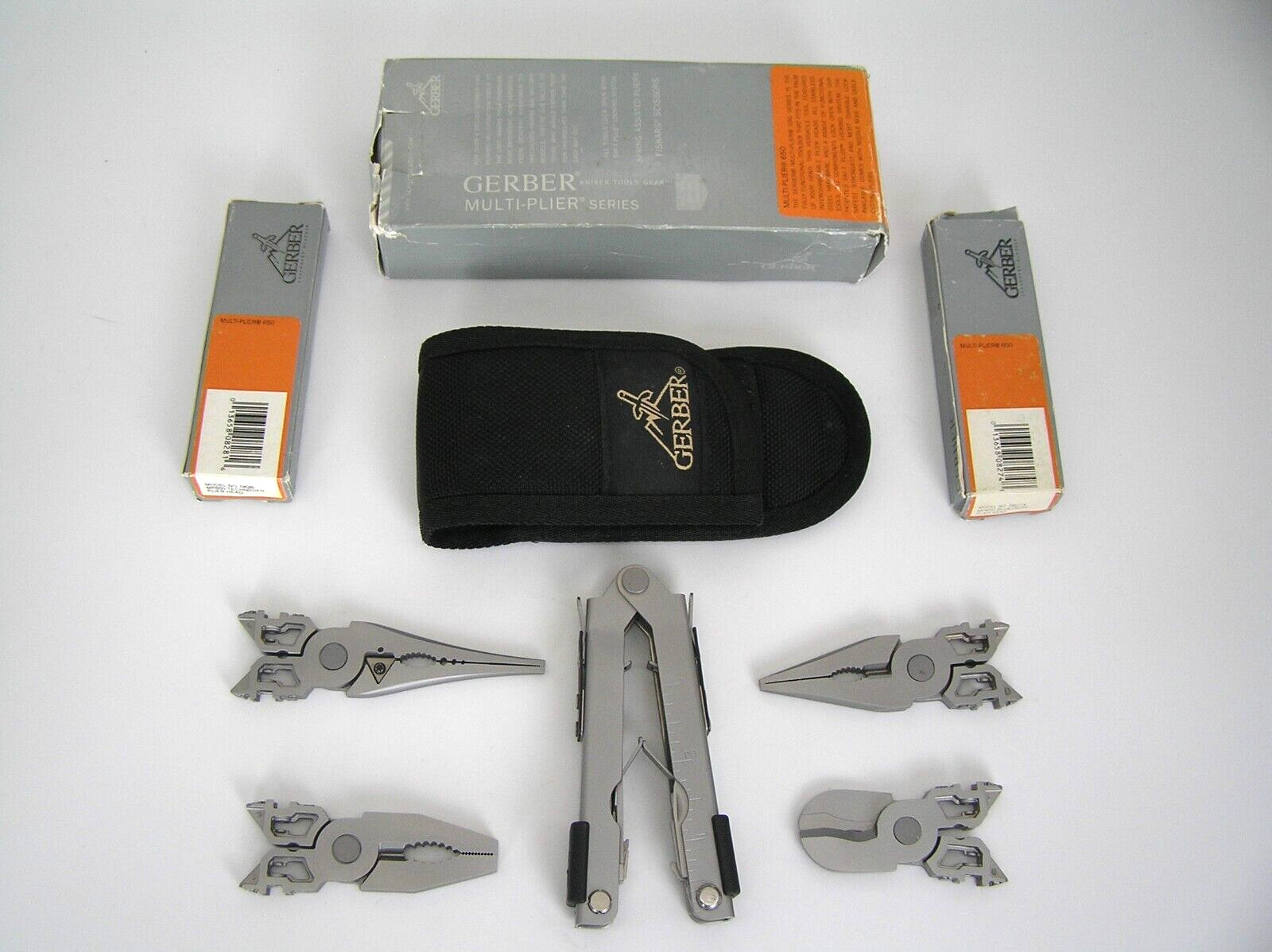 Gerber Evolution MP650 MILITARY VERSION Multi Plier Tool w FOUR Heads