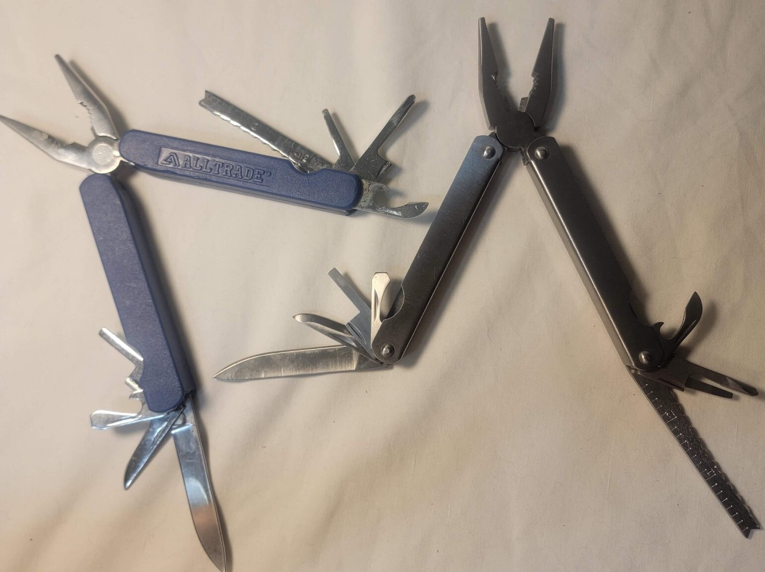 Alltrade Multi-tool Blue & Silver Lot of 2