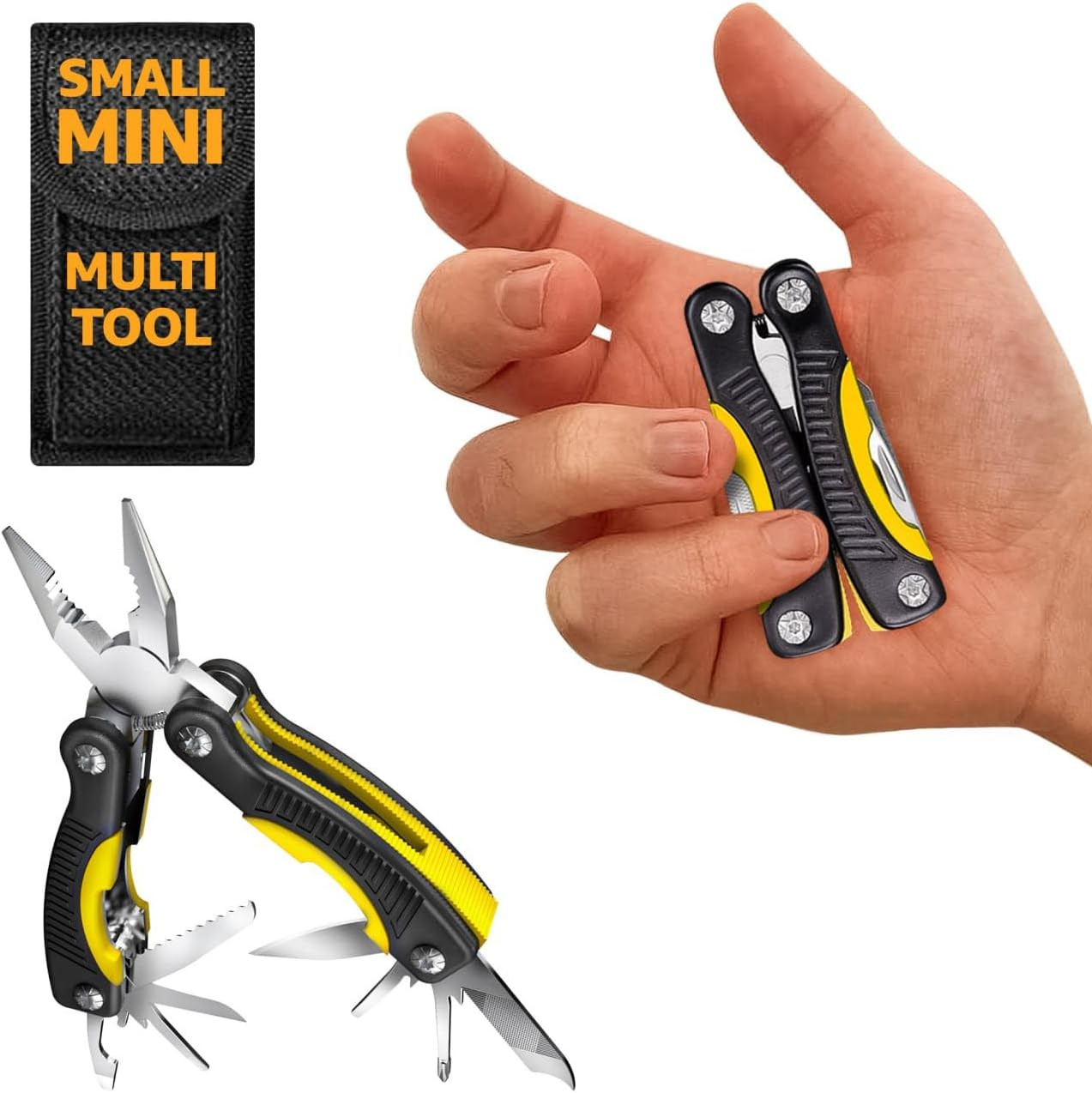 Mini Multitool Knife 12 in 1 Small Pocket Multi Tool with Knife and Pliers – Bes