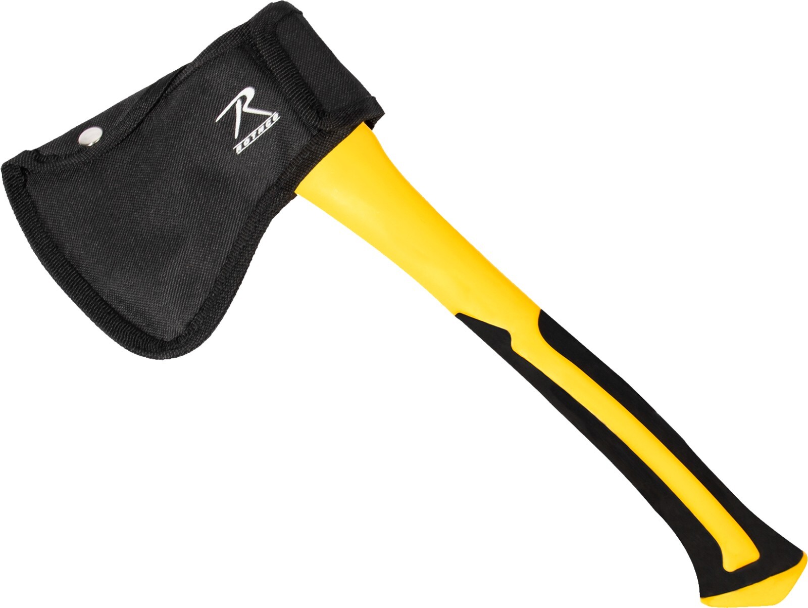 Yellow/Black – Deluxe Heavy Duty Camp Axe for camping, bushcraft, bugout bags