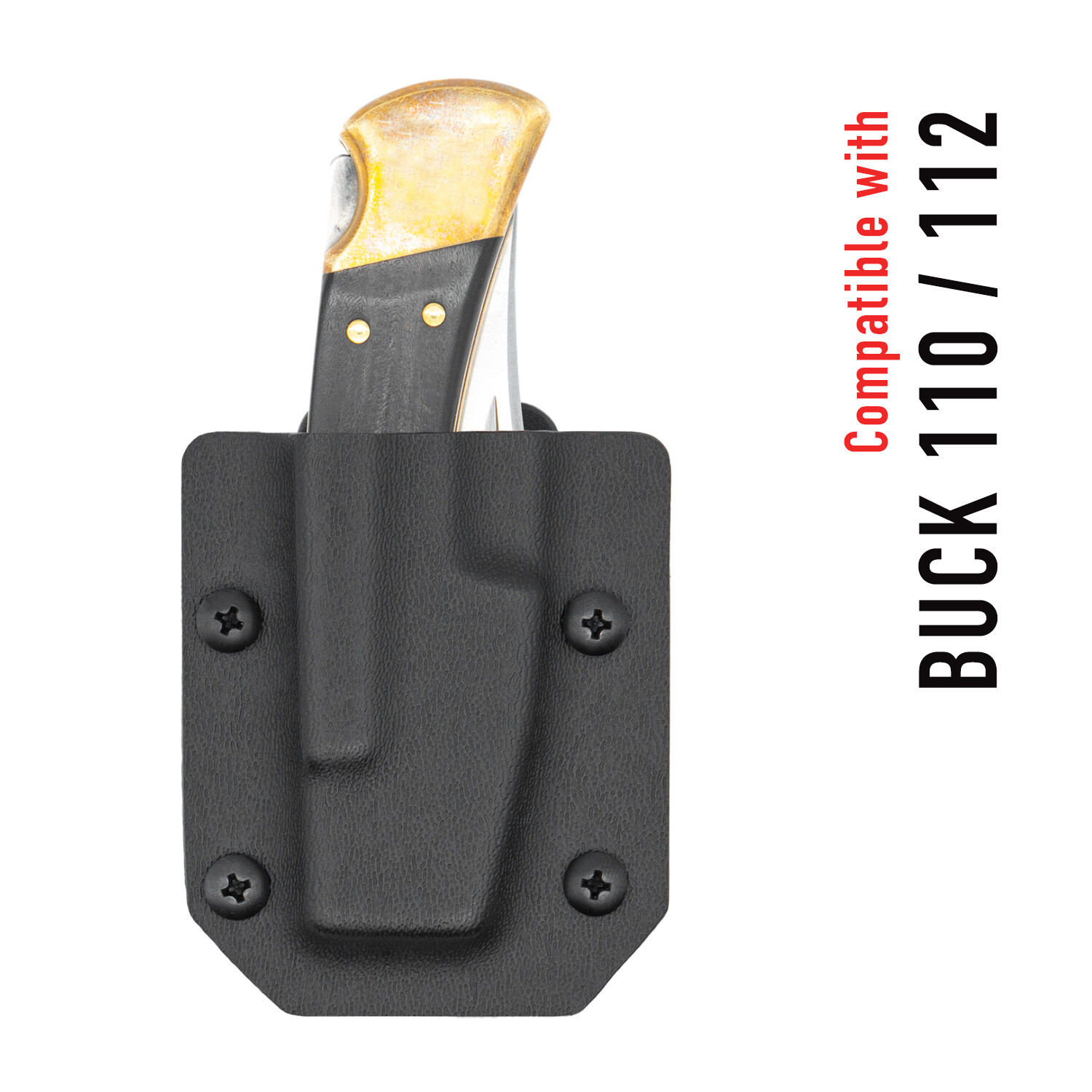 Clip & Carry Kydex Sheath for the Buck 110/112 Folding Knife – USA Made