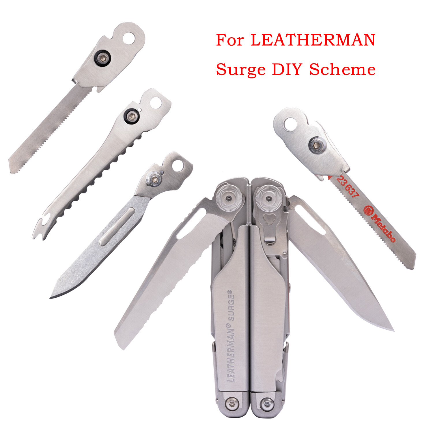 Saw Holder T-Shank Blade Scalpel bit Holders for the Leatherman Surge Series