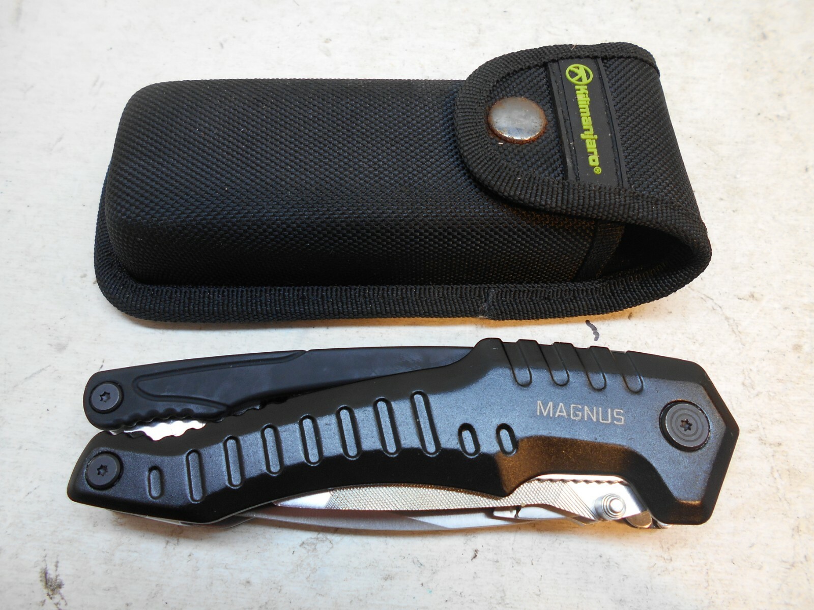 Kilmanjaro magnus multi tool with sheath hunting camping fishing work