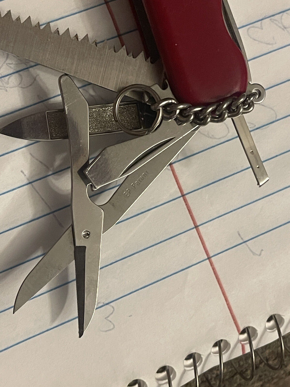 Wenger Delemont Swiss army knife The Yellow Pick Has Broken End As Shown
