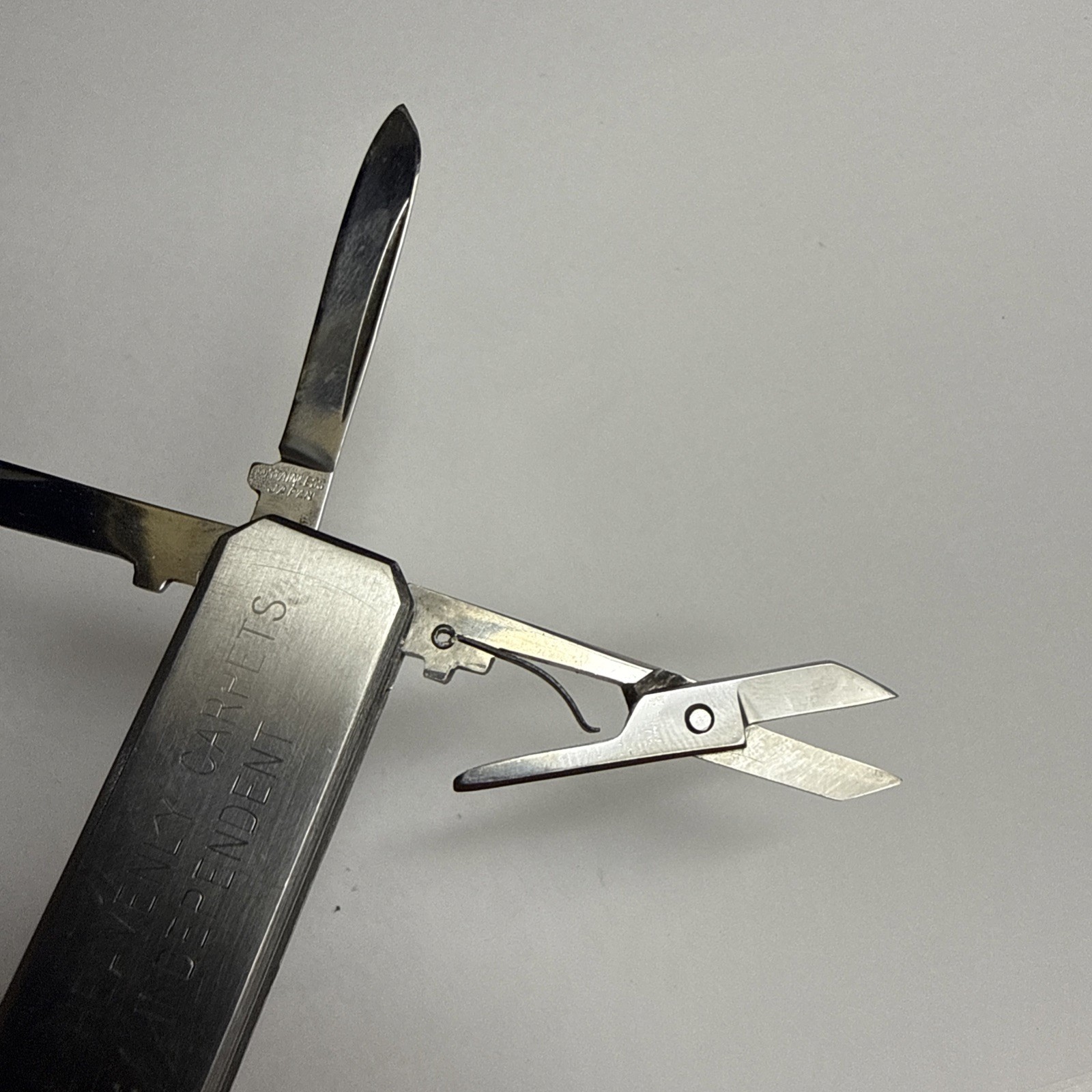 Studio Italy Rostfre Regdes Small Thin Mini Multi-Tool Pocket Knife Scissors Lot
