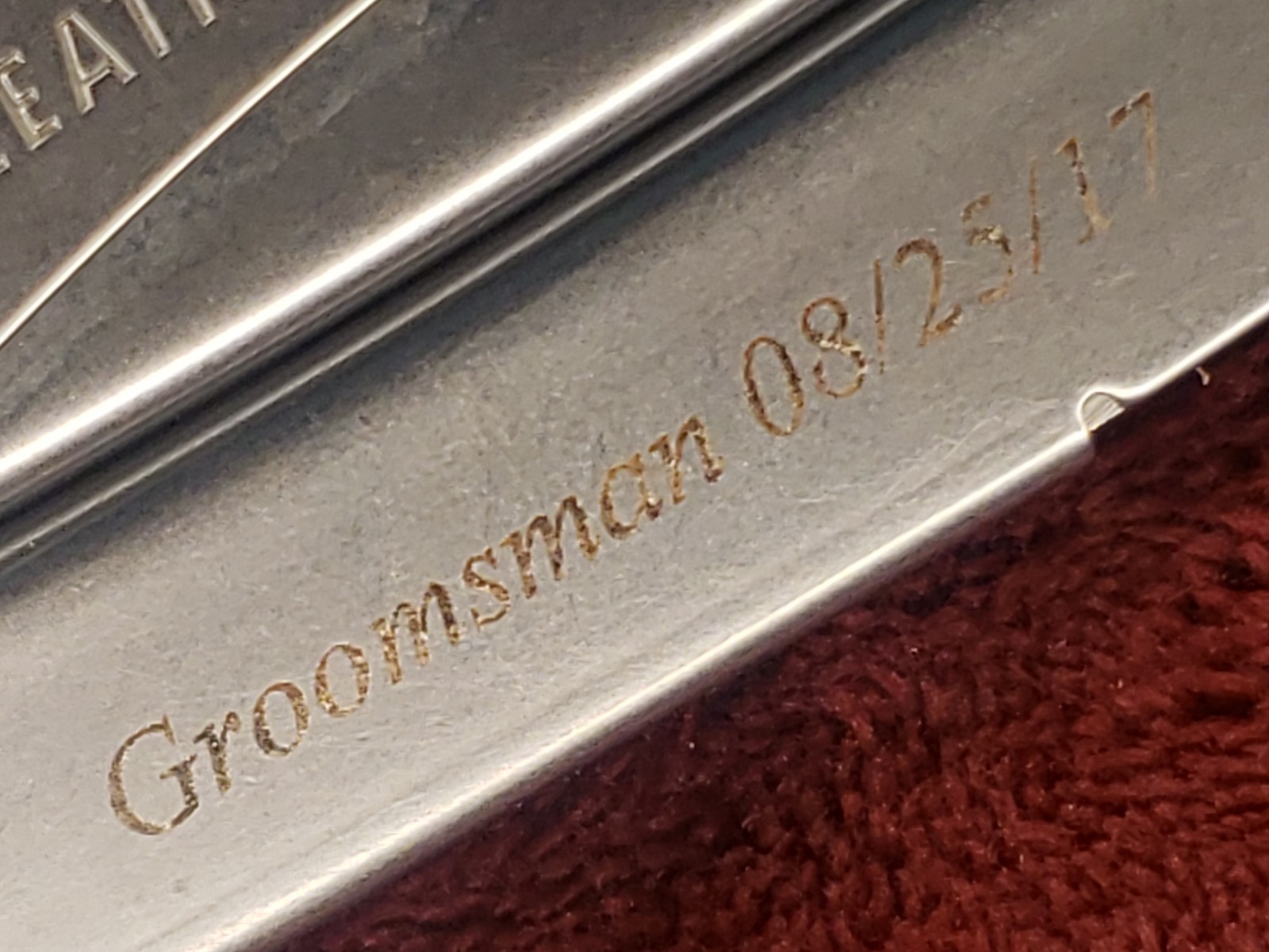 Leatherman Wingman Multi Tool Groomsman print