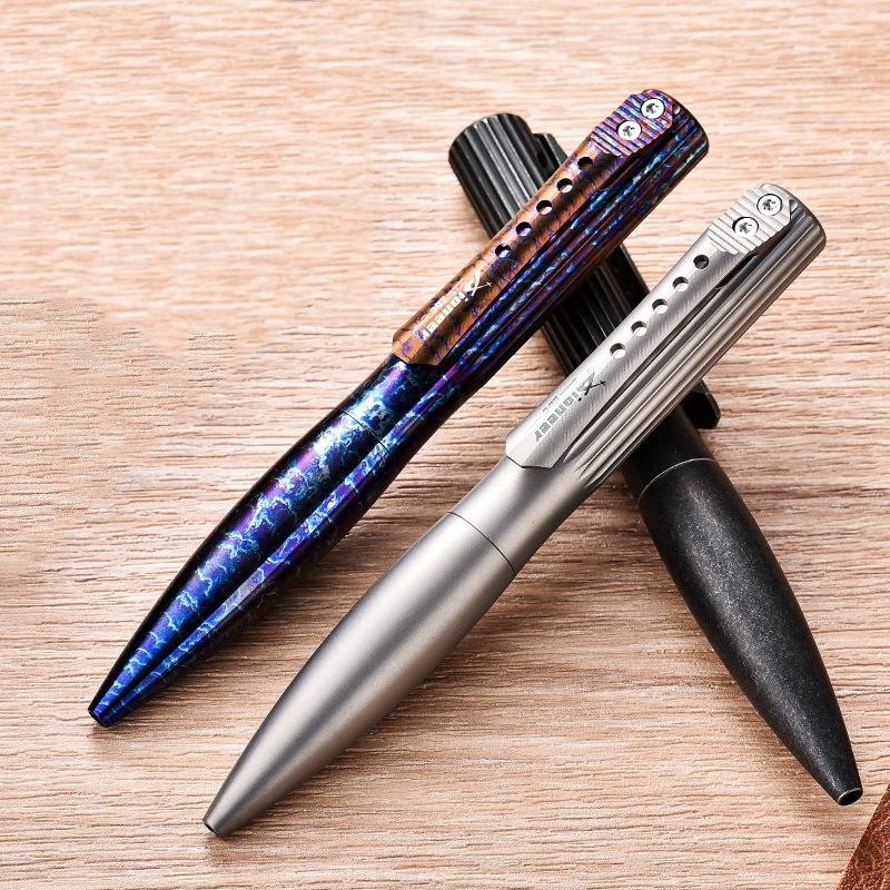 Titanium Edc Tactical Pen – Multifunction Survival Writing Tool & Glass Breaker