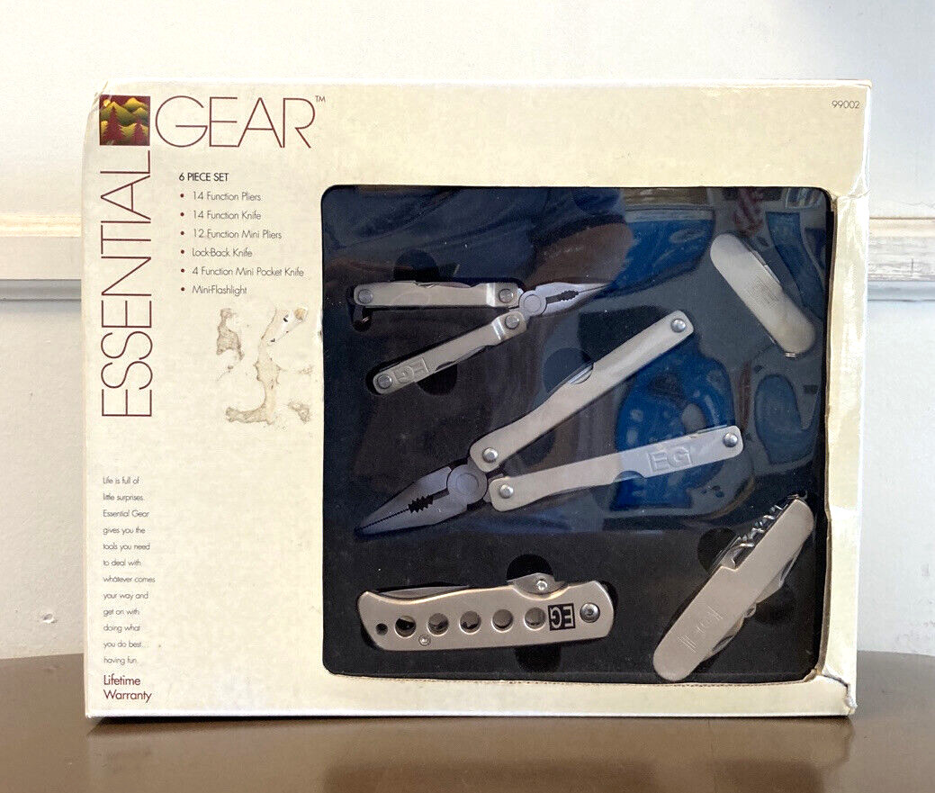 Essential Gear 6 Piece Multi Function Tool Set – NEW