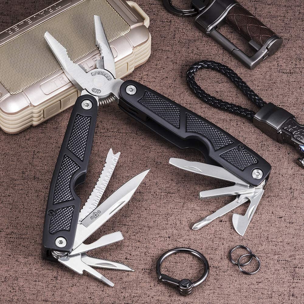 Multitool 25 in 1 Multi Tool Knife with Sheath and Bits-Survival Camping EDC