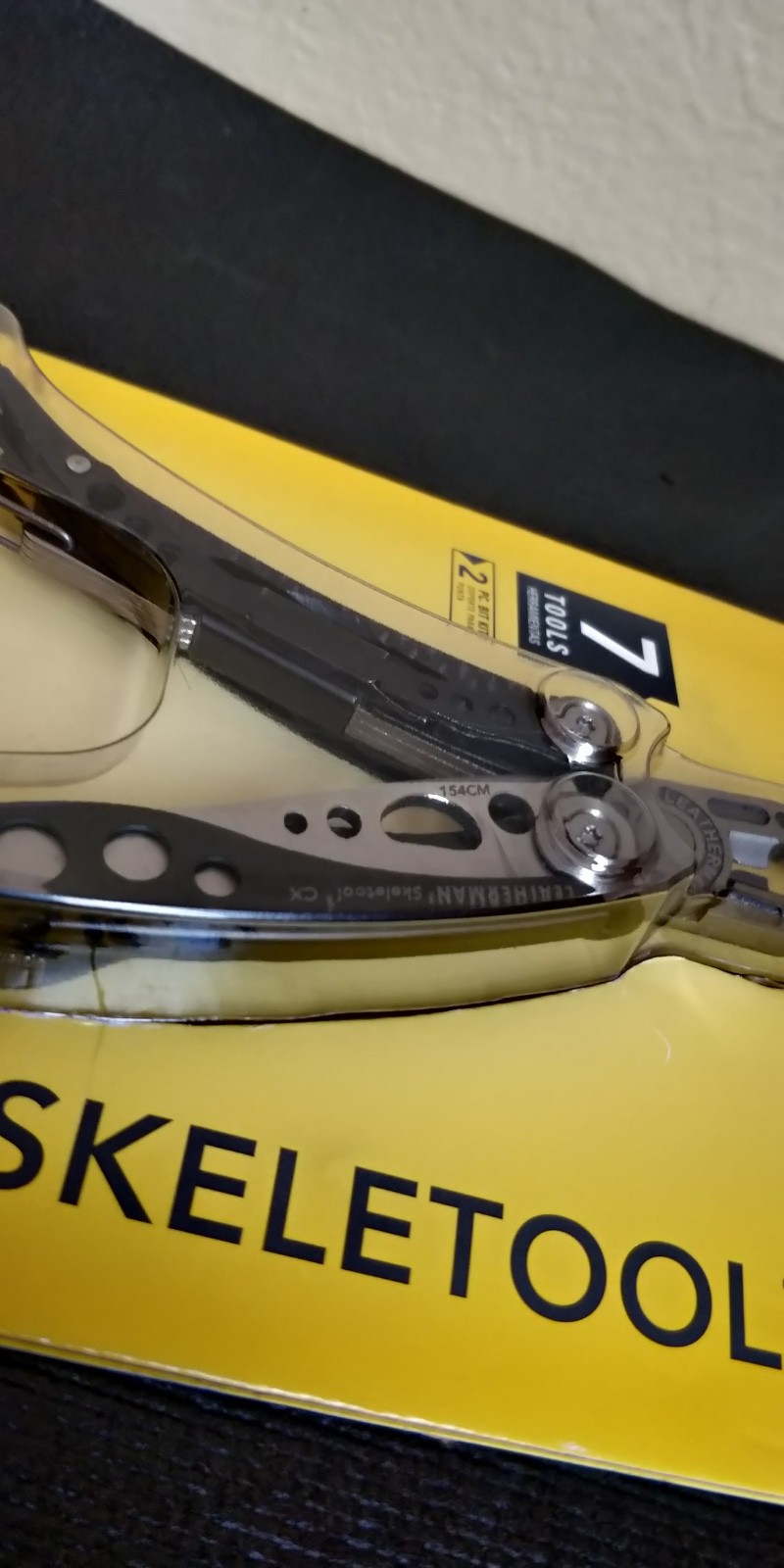 Leatherman Skeletool CX 7-in-1 Multi-Tool,Carbon Fiber Handle,Rare,Discontinued
