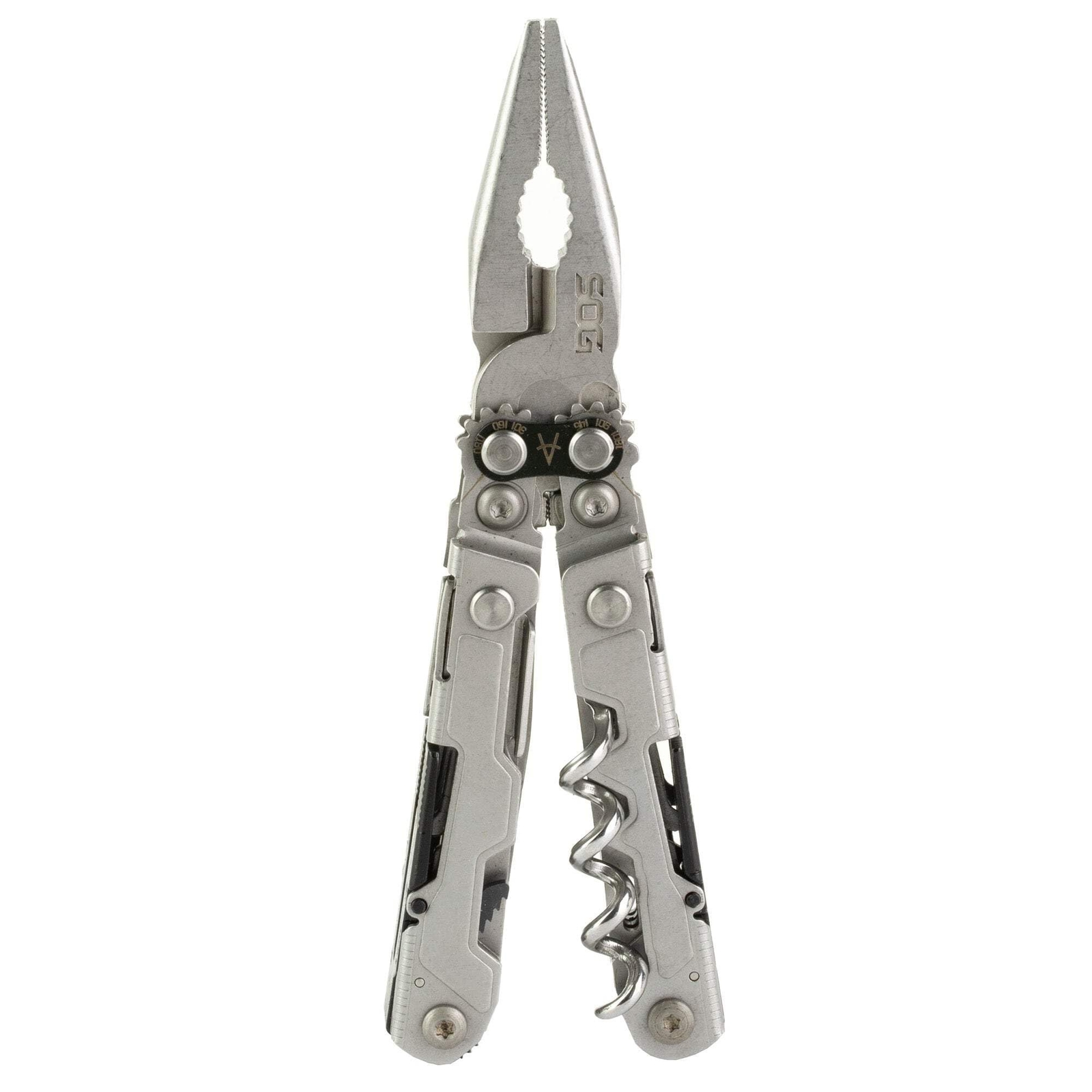 SOG PowerLitre Mini Utility Multi-Tool w/ 19 Lightweight Tools, Compact 5 Inc…