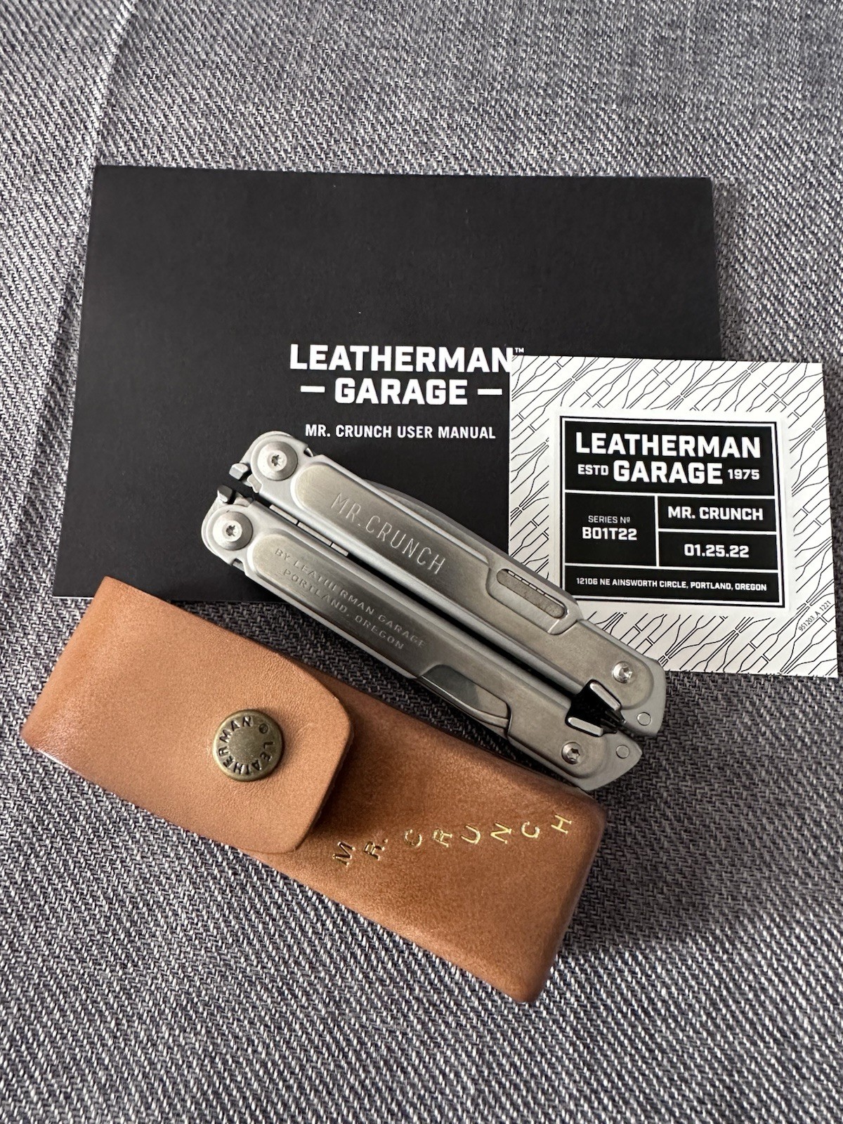 Leatherman Mr. Crunch Garage Edition Batch 001