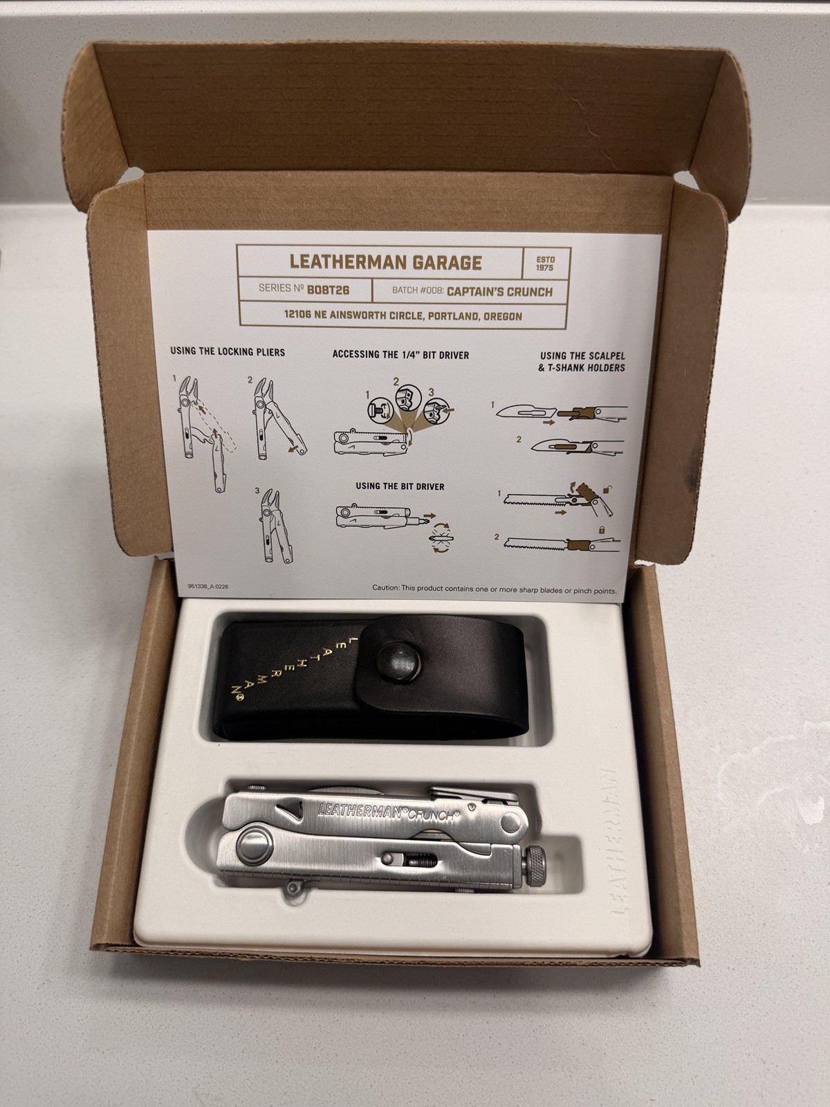 Leatherman Garage Batch #008 Final Edition Captain’s Crunch – IN HAND, FAST SHIP