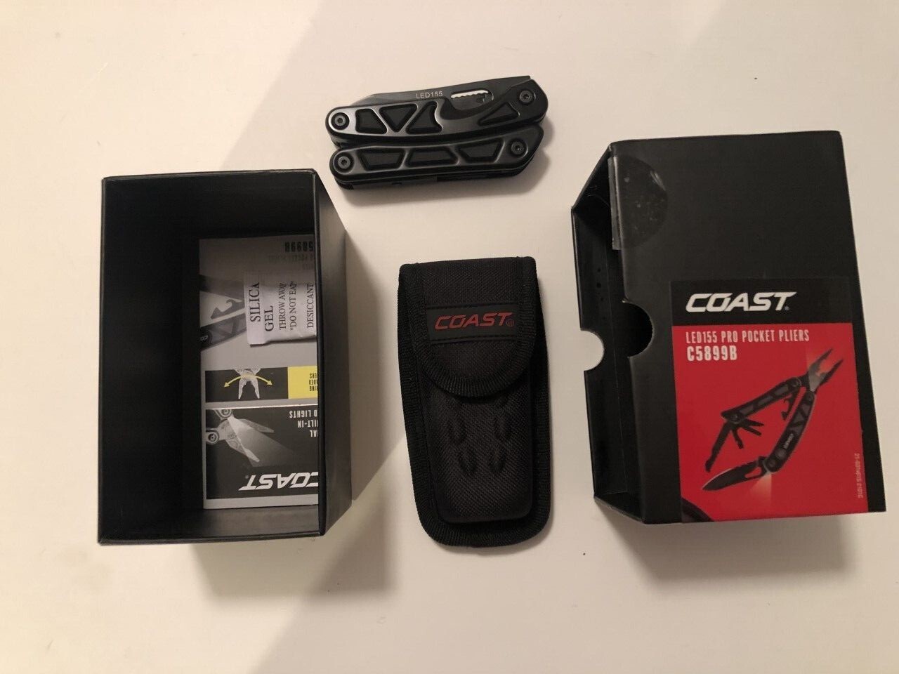 Coast C5899B LED155 Pro Pocket Pliers Black(P3)
