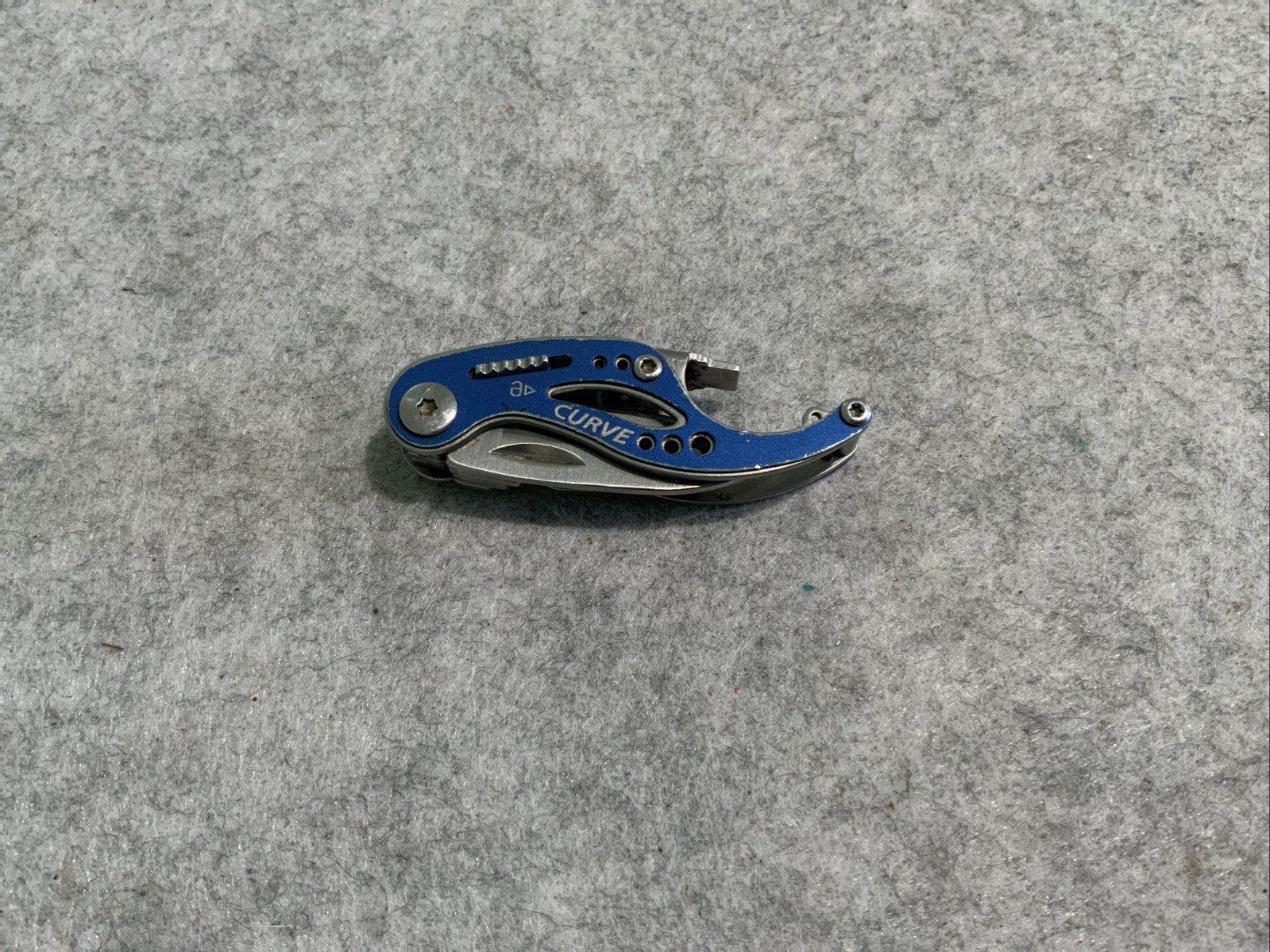 Gerber Curve Multi Tool Blue Knife File Flathead