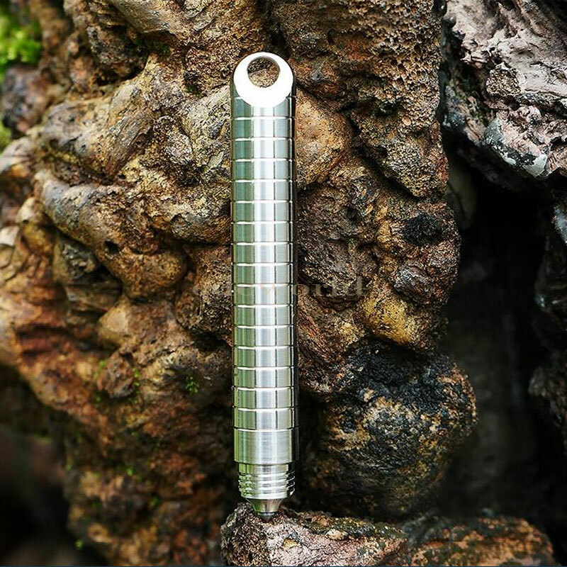EDC Min Titanium Keychain Practical Ballpoint Pen Signature Tacticak Outdoor Pen