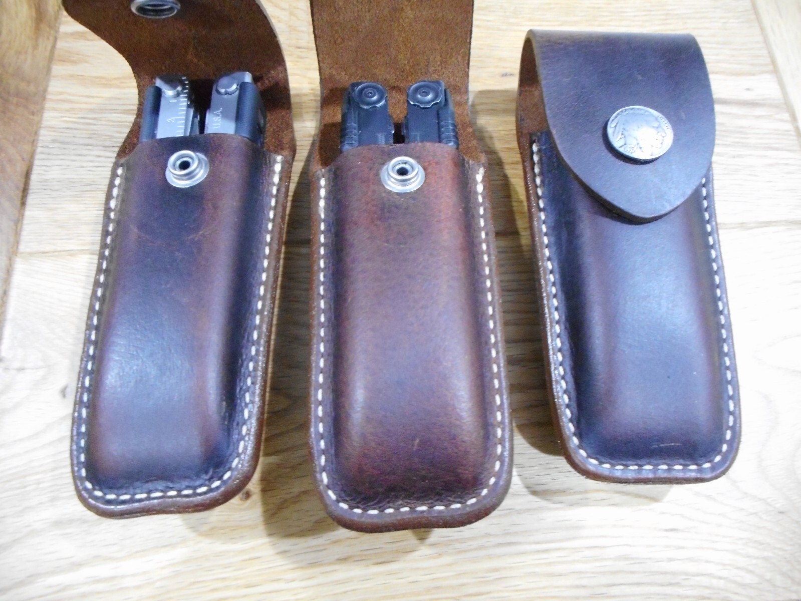 Gerber Diesel or MP600 multi tool leather sheath. Sheath only. You choose snap.