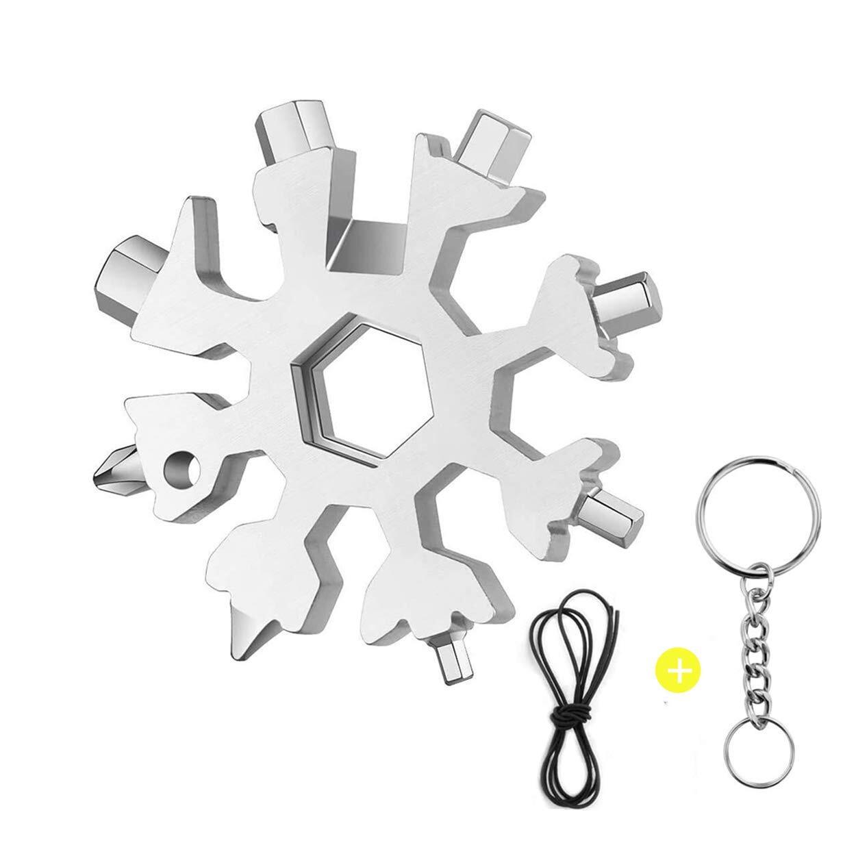 Mens Stocking Stuffers 18 In 1 Snowflake Multitool Stocking Stuffers For Adults