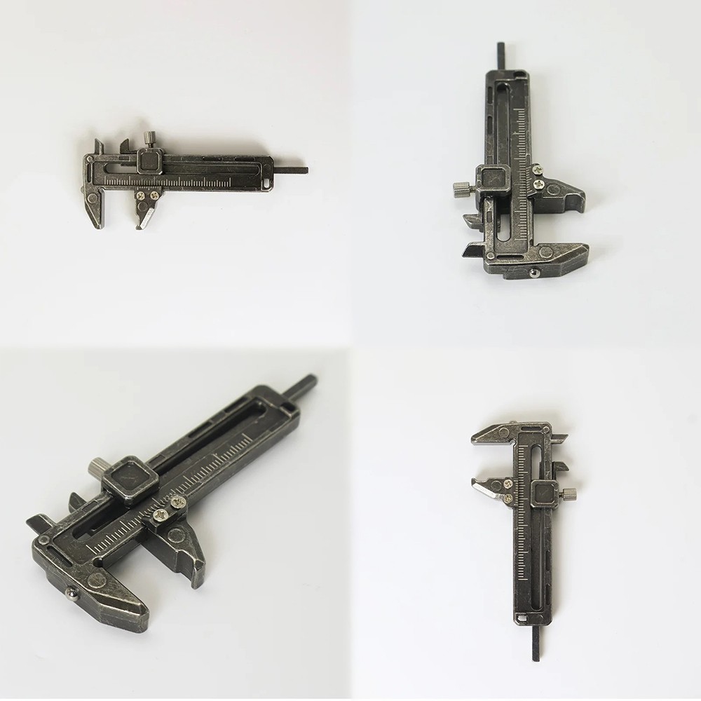 1x Portable Pocket Vernier Caliper fits for EDC Tool & Precision Measuring Needs