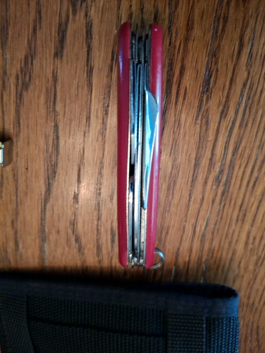 Unbranded 6 Function Red Swiss Army Type Knife With Nylon Sheath