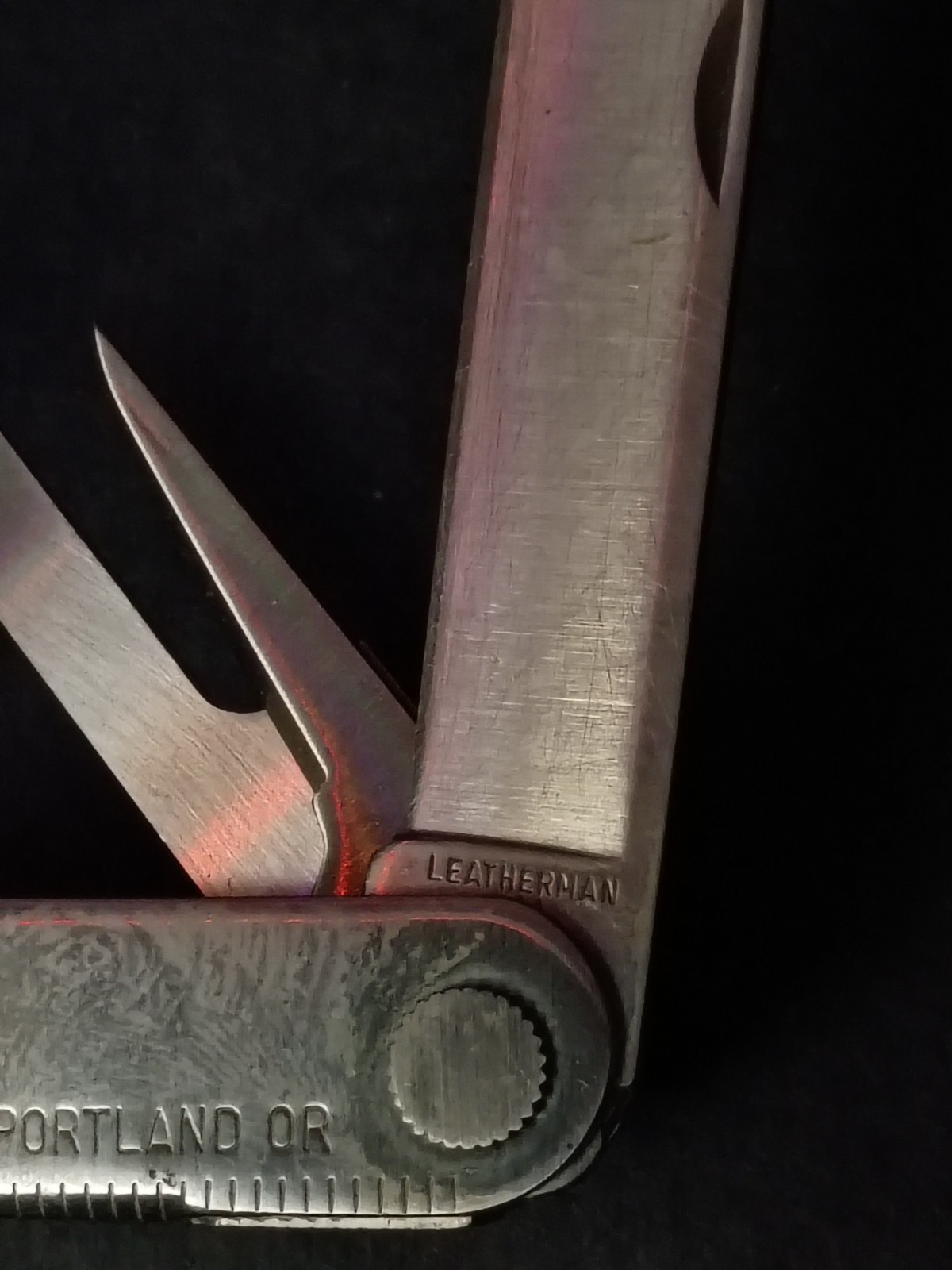 Vintage Leatherman Multi Tool With Leather Pouch
